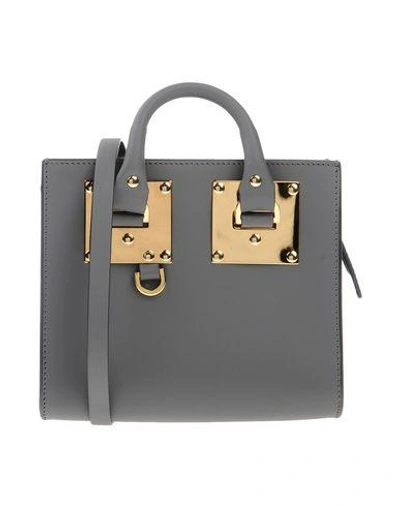 Shop Sophie Hulme Handbag In Lead