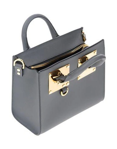 Shop Sophie Hulme Handbag In Lead