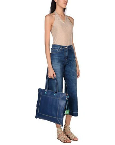 Shop Gabs Handbag In Blue
