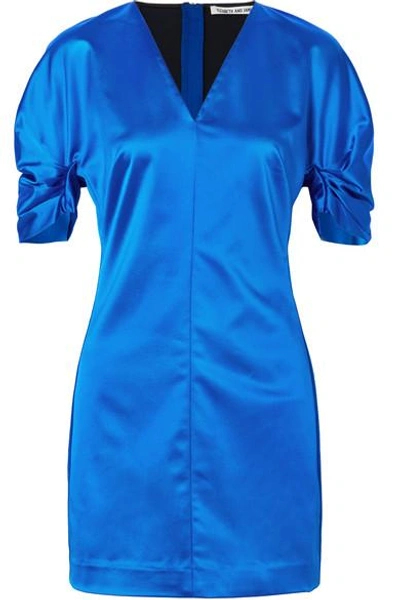 Shop Elizabeth And James Sloan Duchesse-satin Mini Dress