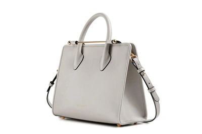 The Strathberry Midi Tote - Pearl Grey