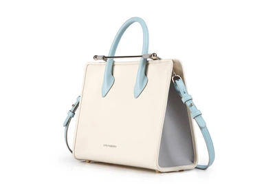 Strathberry, Bags, Strathberry The Strathberry Midi Tote In Pearl Grey