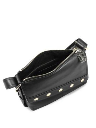 Shop Marc By Marc Jacobs Mini Leather Downtown Messenger Bag In Black