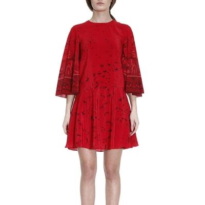 Shop Valentino Dress Dress Women  In Red