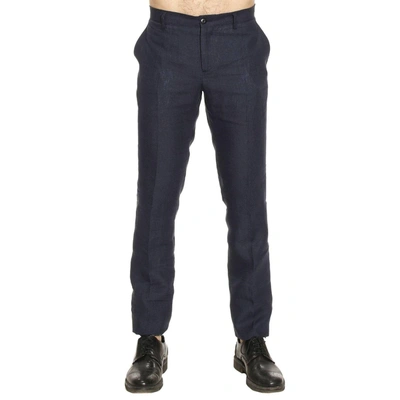 Shop Etro Pants Trouser Men  In Blue