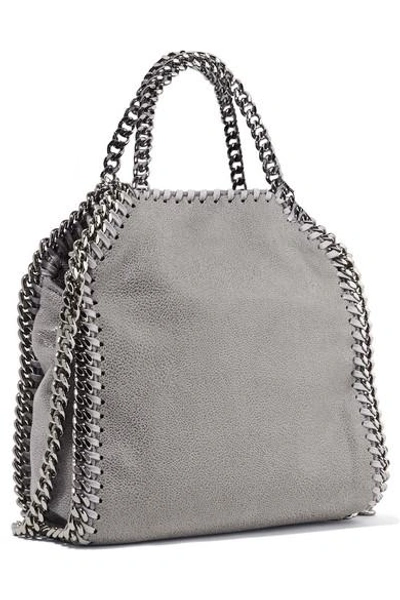 Shop Stella Mccartney The Falabella Tiny Faux Brushed-leather Shoulder Bag