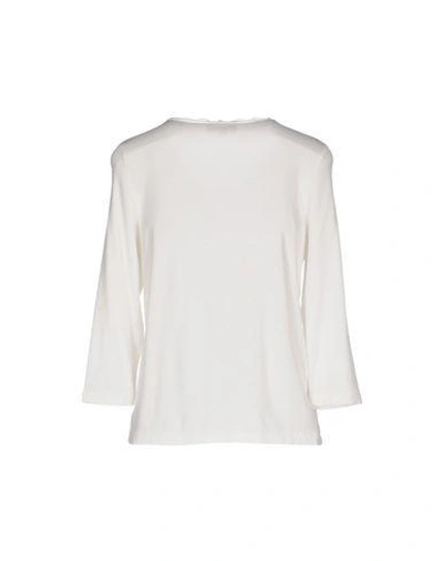 Shop Vivis Woman Undershirt Ivory Size Xl Viscose, Elastane In White