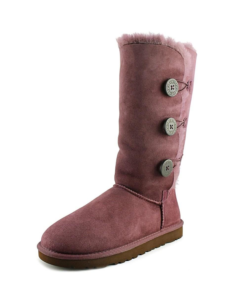 purple bailey button uggs