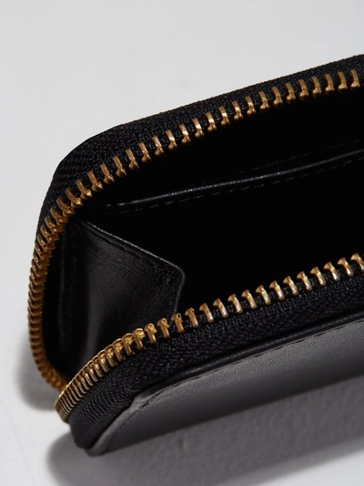 Shop Frank + Oak The Villa Mini Leather Zip Wallet In Black 