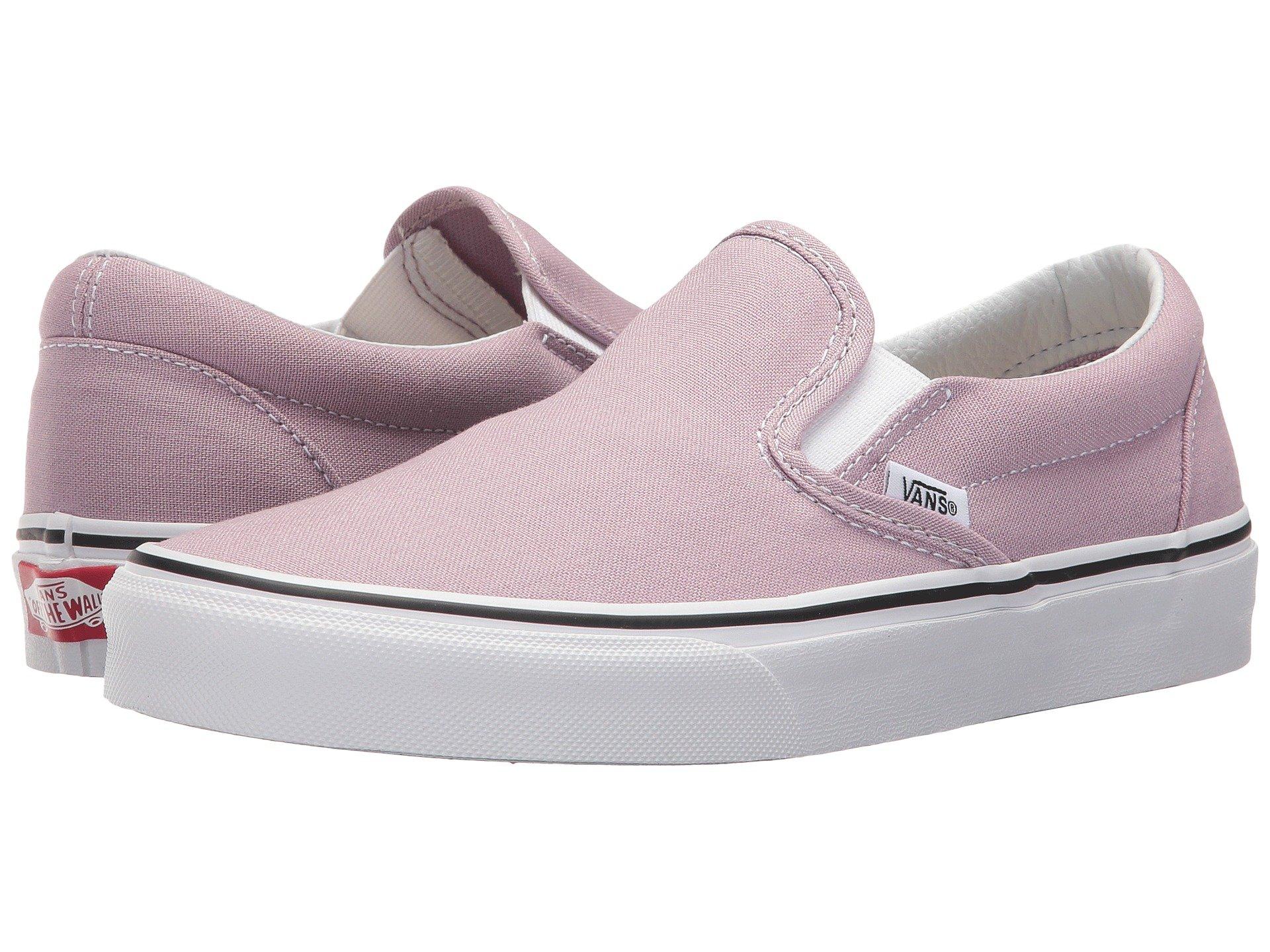 vans slip on sea fog true white