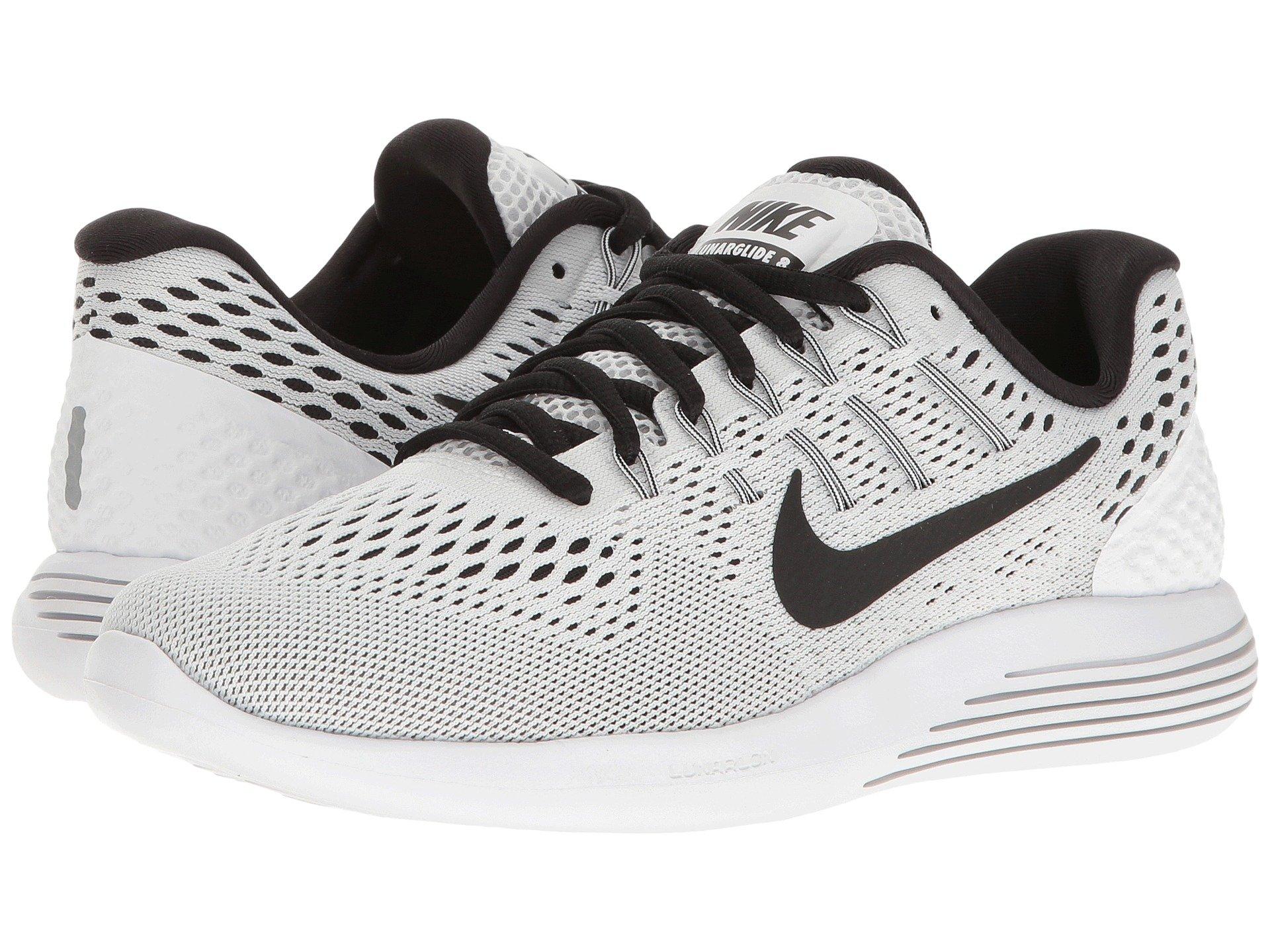 Nike Lunarglide 8, White/black | ModeSens