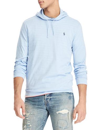 light blue polo hoodie