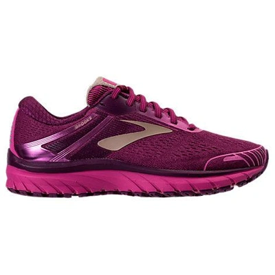 Shop Brooks Women's Adrenaline Gts 18 Running Shoes, Pink