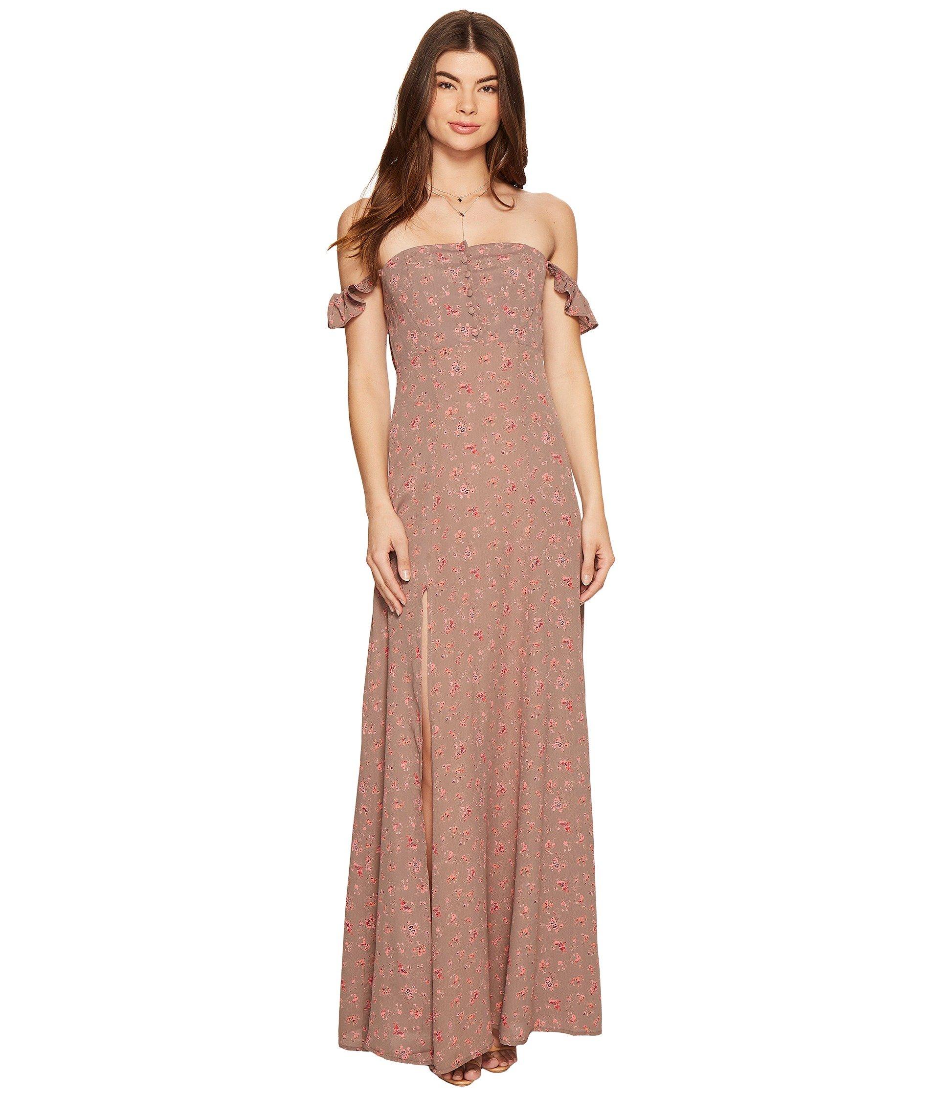 flynn skye bardot maxi dress