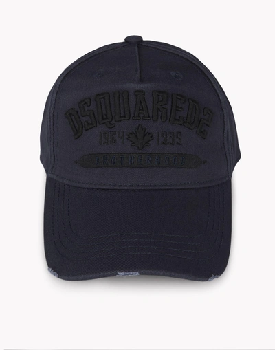 Dsquared2 D2 Brotherhood Baseball Cap In Navy | ModeSens