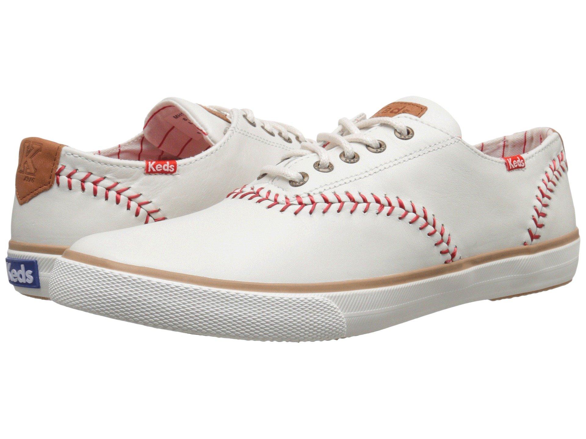 leather baseball keds