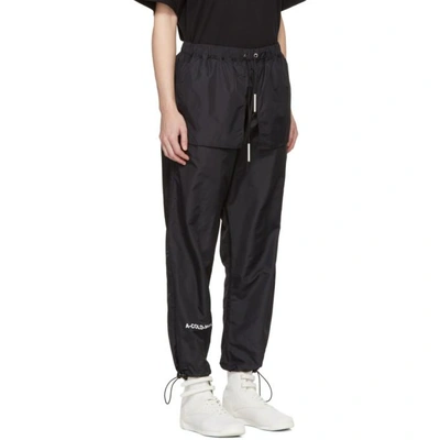 A-cold-wall* Ssense Exclusive Black Technical Nylon Track Pants