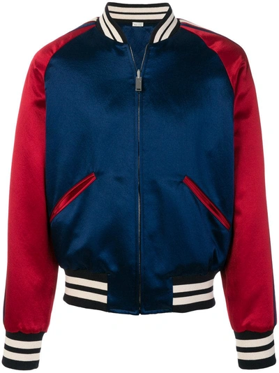 Gucci stripe bomber jacket