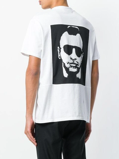 Shop Neil Barrett Graphic Print T In White