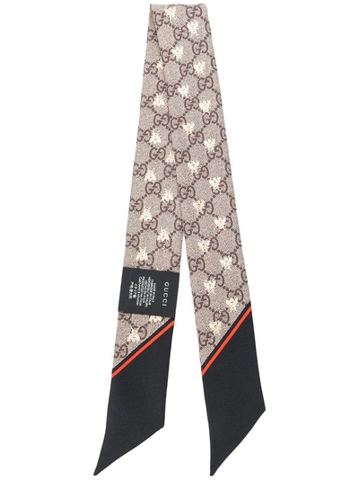 Shop Gucci Gg Bee Scarf