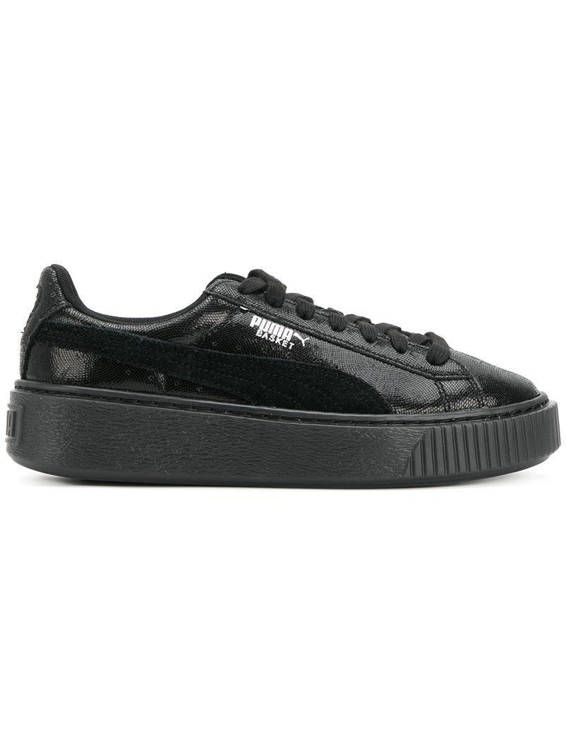 Puma Basket Platform Sneakers | ModeSens