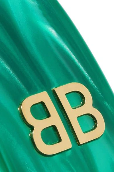 Shop Balenciaga Gold-tone Resin Clip Earring