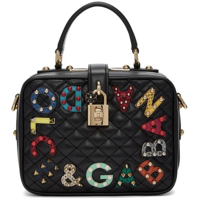 Shop Dolce & Gabbana Dolce And Gabbana Black Quilted Box Bag