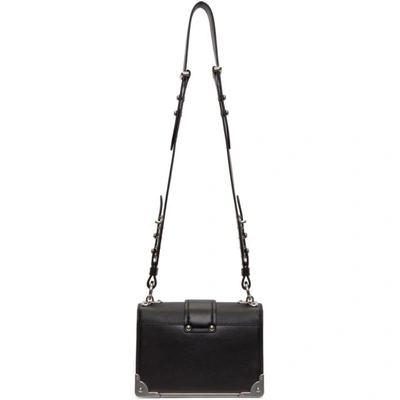 Shop Prada Black Cahier Bag In F0632 Black