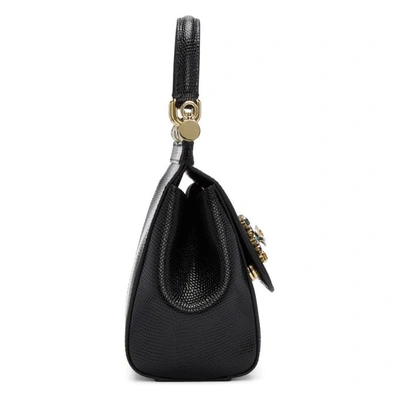 Shop Dolce & Gabbana Black Small Miss Sicily Bag