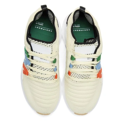 Shop Adidas Originals Off-white Eqt Racing Adv Pk Sneakers In Cream
