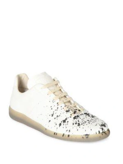 Shop Maison Margiela Painter Low-top Replica Sneakers In White