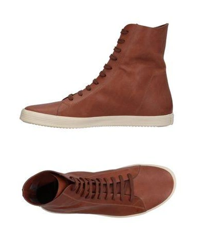 Shop Rick Owens Sneakers In Brown