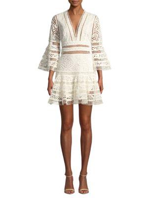 zimmermann lovelorn flutter dress black