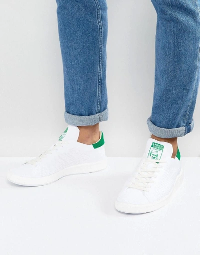 Adidas Originals Stan Smith Boost Primeknit Sneakers In White Bb0013 -  White | ModeSens