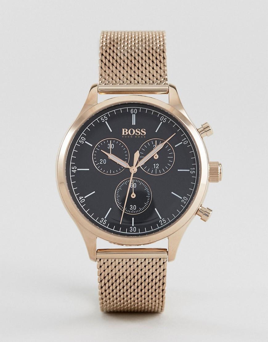 hugo boss companion mesh chronograph