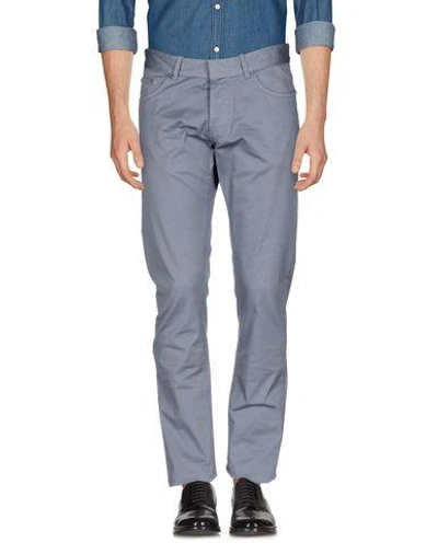 Shop Balenciaga Casual Pants In Light Grey