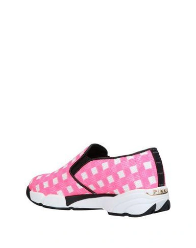 Shop Pinko Woman Sneakers Fuchsia Size 6 Textile Fibers