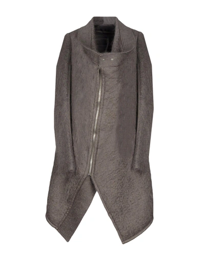 Shop Rick Owens Coat In Grey