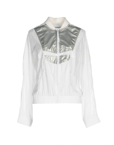 Shop Paco Rabanne Bomber In White