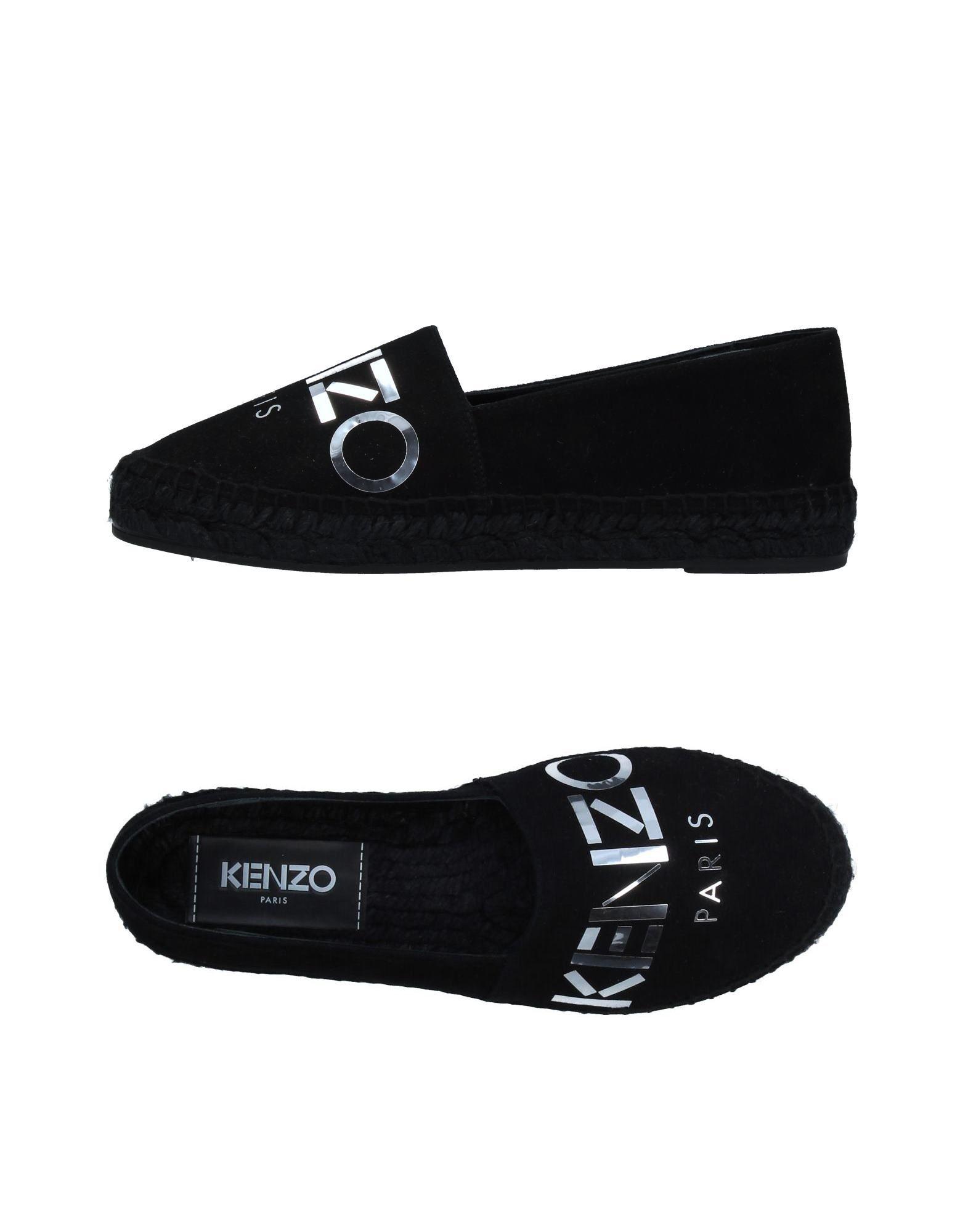 kenzo espadrilles black