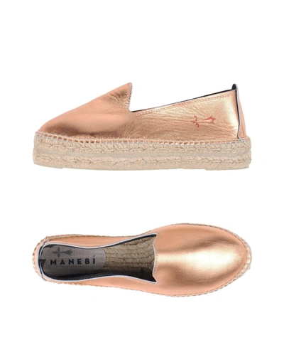 Shop Lanvin Espadrilles In Salmon Pink