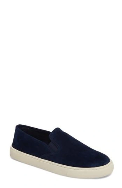 Shop Tory Burch Max Slip-on Sneaker In Royal Navy