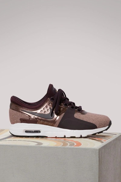 Nike Air Max Zero Premium Sneakers In Port Wine/port Wine-mtlc  Mahogany-white | ModeSens