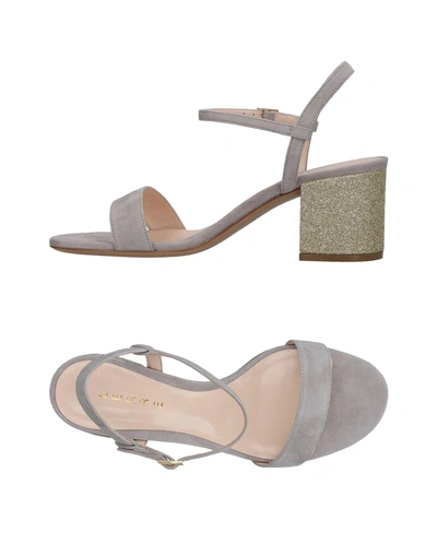 Shop Lerre Sandals In Light Grey