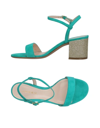 Shop Lerre Sandals In Light Green