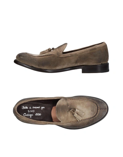 Shop Ortigni Loafers In Grey