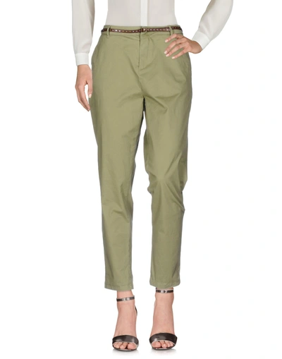 Shop Maison Scotch Pants In Military Green