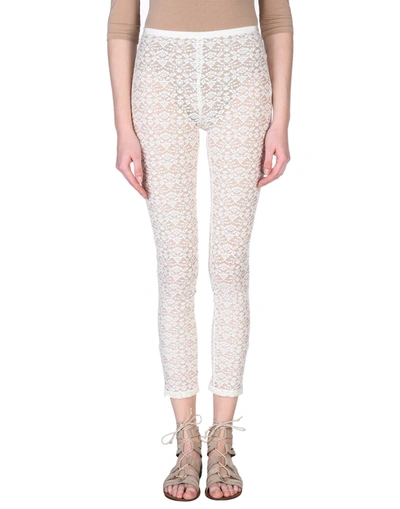Shop Stella Mccartney Woman Pants Ivory Size 6-8 Cotton, Polyester In White