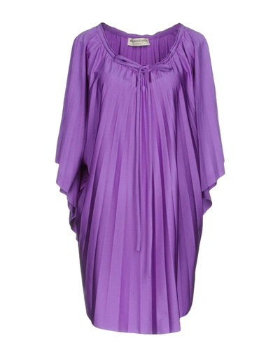 Shop Balenciaga Tunic And Kaftan In Purple