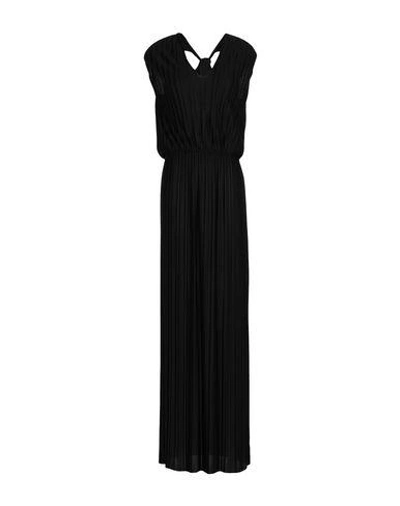 Shop Pinko Long Dresses In Black